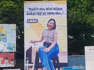 Heboh Baliho Ajak Mbak Wiwi Baikan di Pemalang