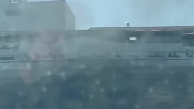 Kebakaran Marina Bay Sands. (Tangkapan Layar Sosial Media Threads)