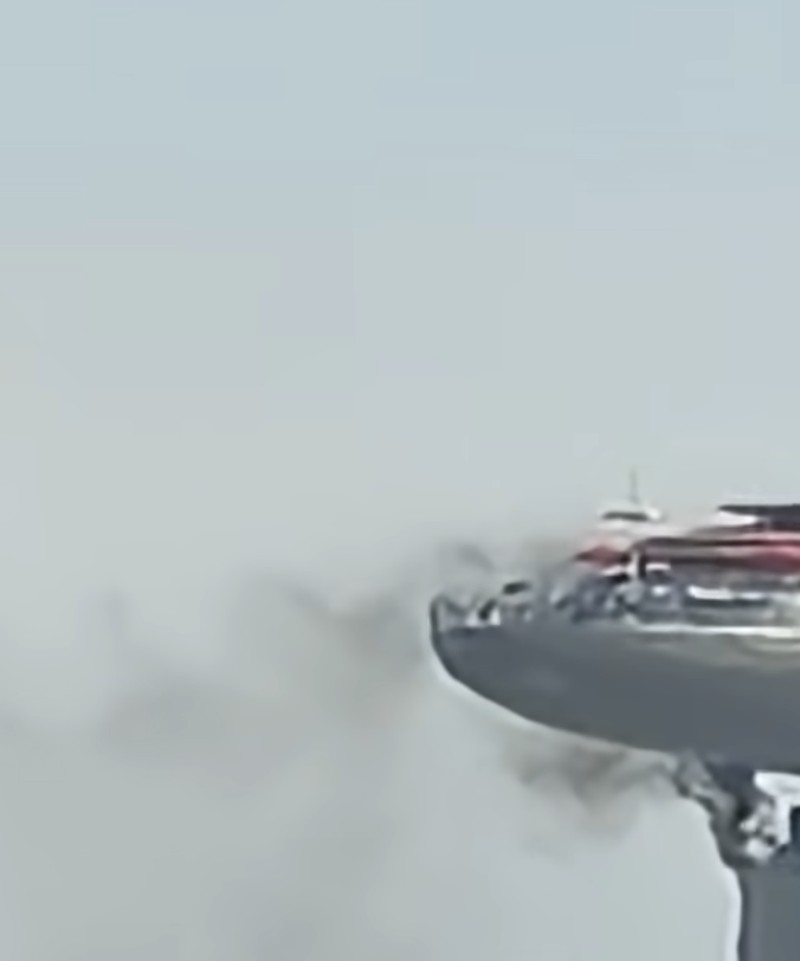 Kebakaran Marina Bay Sands. (Tangkapan Layar Sosial Media Threads) Kebakaran Marina Bay Sands. (Tangkapan Layar Sosial Media Threads)