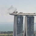 Detik-Detik Kebakaran di Marina Bay Sands Singapura