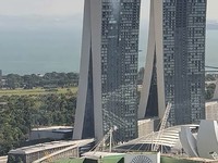 Detik-Detik Kebakaran di Marina Bay Sands Singapura