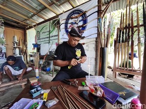 Geliat Perajin Jemparingan di Kulon Progo hingga Produk Tembus Eropa