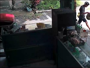 Terekam CCTV! Aksi Nekat Sejoli Muda Gasak Tabung Gas di Kulon Progo