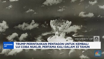Video: Trump Perintahkan Pentagon Uji Coba Nuklir
