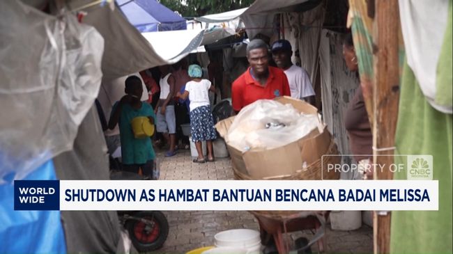 Video: Badai Melissa Terjang AS, Bantuan Terhambat Akibat Shutdown