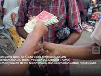 Video: Diserbu Warga, Bank-Bank di Gaza Kehabisan Uang Tunai