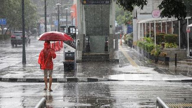 Hujan Lebat-Angin Kencang Hantam Jakarta, Cek Peringatan Baru BMKG
