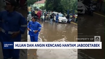 Video: Hujan & Angin Kencang, Jabodetabek Dilanda Macet dan Banjir