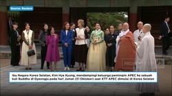 Video: Ibu Negara Korsel Ajak Istri Pemimpin APEC Wisata & Jalan-Jalan