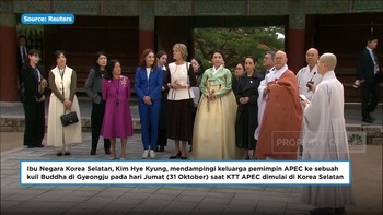 Video: Ibu Negara Korsel Ajak Istri Pemimpin APEC Wisata & Jalan-Jalan