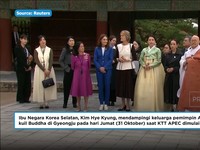 Video: Ibu Negara Korsel Ajak Istri Pemimpin APEC Wisata & Jalan-Jalan