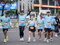 Ratusan Pelari Le Minerale Running Squad Pecahkan Rekor Pribadi di JRF