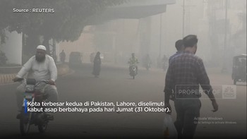 Video: Ngeri!  Kota Ini Diselimuti Kabut Asap Tebal Yang Beracun