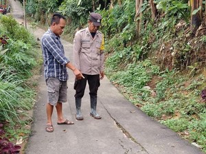 Retakan Tanah di Gunung Wilis Madiun Rawan Longsor, 9 Rumah Terdampak