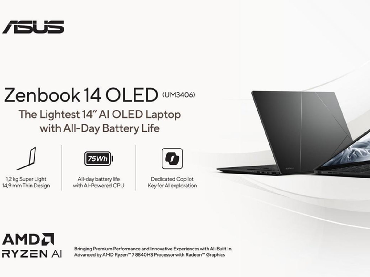 ASUS Zenbook 14 OLED: Laptop Ringan dengan Performa AI Canggih untuk Profesional