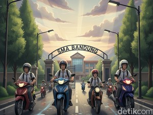 Kata Ortu soal Larangan Siswa di Jabar ke Sekolah Bawa kendaran