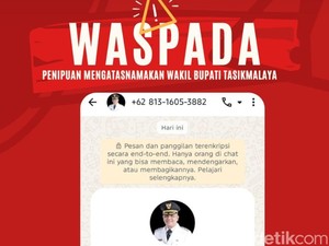 Awas Penipuan Mengatasnamakan Wabup Tasikmalaya