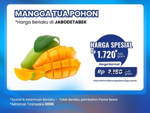 Hidup Sehat Makan Buah, Beli Mangganya di Transmart Full Day Sale