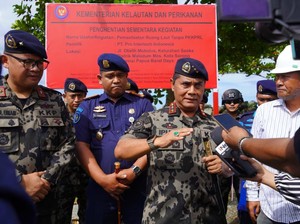 KKP Segel Reklamasi Tambang Ilegal di Papua