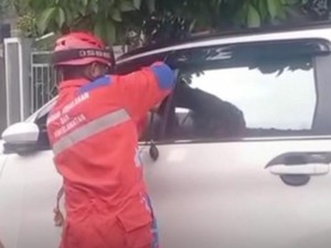 Balita di Antang Makassar 3 Jam Terkunci Dalam Mobil gegara Ortu Lupa