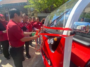 Unhas Kenalkan Mobil Listrik Inovasi Fakultas Teknik, Diberi Nama ENGI-MOVE