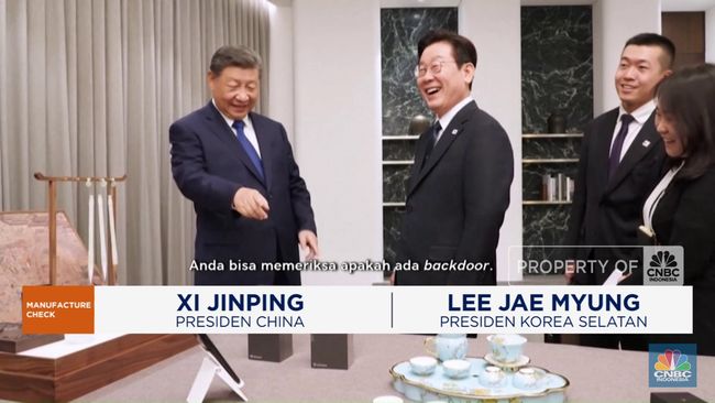 Video: Momen Candaan Xi Jinping Soal Ponsel China ke Presiden Korsel