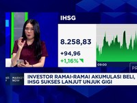 Video: Investor Ramai Akumulasi Beli, IHSG Melesat 1,16% di Sesi I