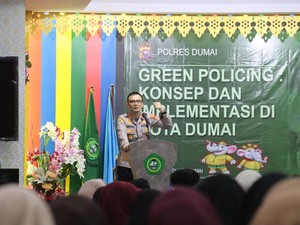 Kapolres Dumai Kuliah Umum di Kampus, Bicara Green Policing hingga Dubalang