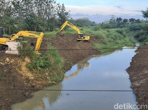 Hampir Tuntas, Normalisasi Kali Lamong di Gresik Sudah Capai 44 Km