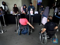 Pejuang Tangguh! Potret Penyandang Disabilitas Padati Job Fair di TIM