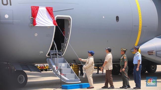 Prabowo Sebut 'Tanker Terbang' A400M Bisa Dipakai Bantu Negara Lain