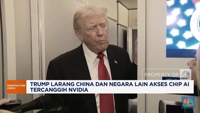 Video: Trump Larang China Cs Akses Chip AI Tercanggih Nvidia