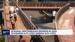 Video: BI Ramal Ekonomi RI 2025 Tumbuh di 4,7% hingga  5,5%