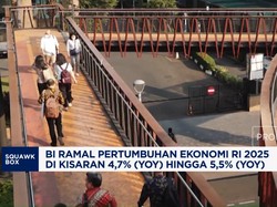 Video: BI Ramal Ekonomi RI 2025 Tumbuh di 4,7% hingga  5,5%