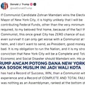 Video: Trump Ancam Potong Dana New York Jika Muslim Ini Jadi Wali Kota