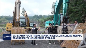 Video: Bareskrim Polri Tindak Tambang Ilegal di Gunung Merapi