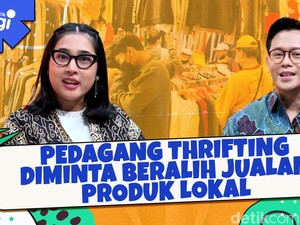Pedagang Thrifting Diminta Beralih Jualan Produk Lokal