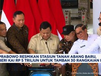Video: Prabowo Restui KAI Tambah Gerbong KRL