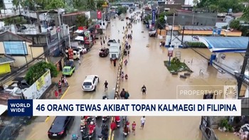 Video: 46 Orang Tewas Akibat Topan Kalmaegi di Filipina