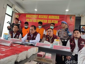 Polda Kalsel Sita 44 Kilogram Narkotika dari Jaringan Fredy Pratama