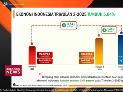 Video: BPS Catat Ekonomi RI Kuartal III-2025 Tumbuh 5,04% (yoy)