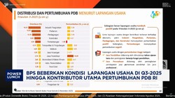 Video: Kulik Data BPS Q3-2025, Ini Lapangan Usaha Yang Tumbuh Positif