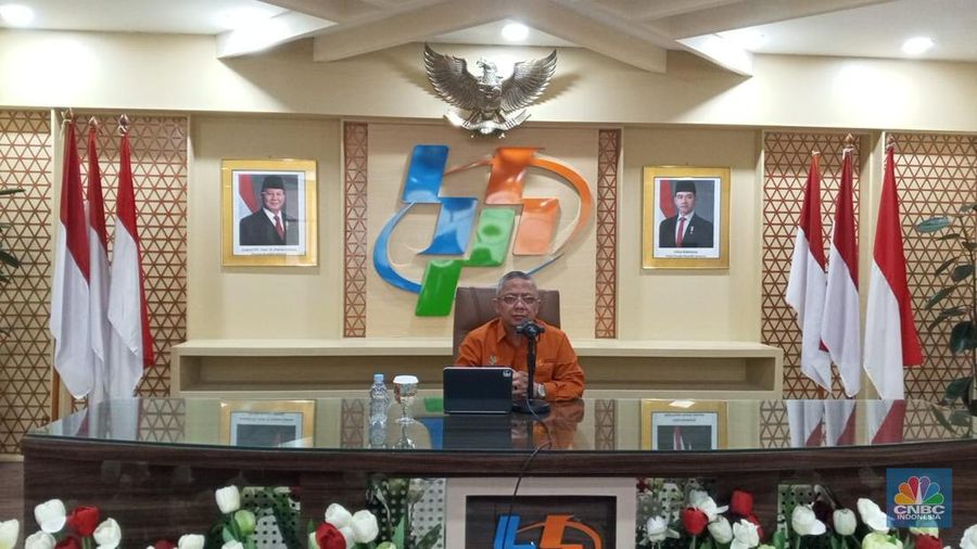 Deputi Bidang Neraca dan Analisis Statistik, Moh. Edy Mahmud saat menyampaikan Rilis BPS Rabu (5/11/2025). (Tangkapan Layar Youtube BPS Statistic)