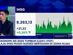 Video: Ekonomi RI Tumbuh 5,04% di Q3-2025, IHSG Melaju di Zona Hijau