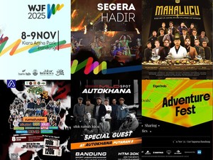 Daftar Event di Bandung 8-9 November 2025, WJF Paling Dinanti