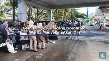 Video: Gempa M 6,2 Guncang Gorontalo, Warga Menyelamatkan Diri
