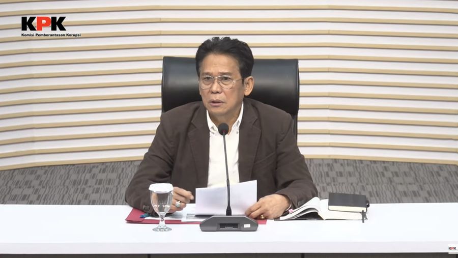 Konpres tangkap tangan dugaan TKP di pemerintahan Provinsi Riau tahun anggaran 2025. (Tangkapan layar youtube KPK RI)