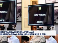 Video: Prabowo Siapkan Rp 12 Triliun Untuk Beasiswa Lulusan SMA & SMK