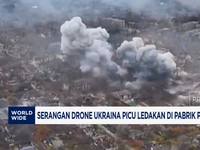 Video: Serangan Drone Ukraina Picu Ledakan di Pabrik Petrokimia Rusia