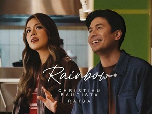 Rainbow, Christian Bautista Ajak Raisa Tersenyum